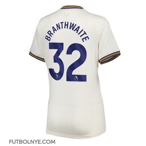 Camiseta Everton Jarrad Branthwaite #32 Tercera Equipación para mujer 2024-25 manga corta